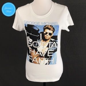 George Michael I Gotta Have Faith Graphic Tee  S